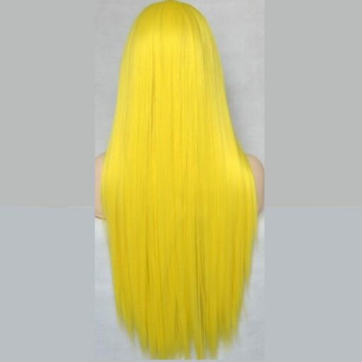 Yellow Wig-Long Straight 4