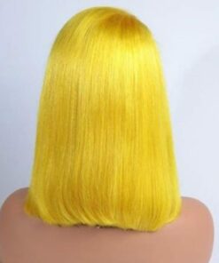 Yellow bob wig3