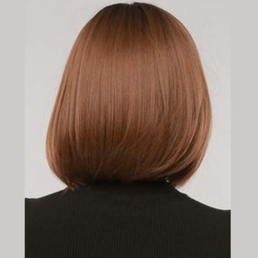 Brown Bob Wig With Bangs4