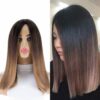 Brown Ombre Hair Straight1