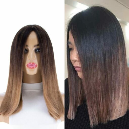 Brown Ombre Hair-Straight1