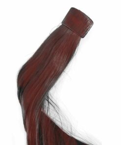 Brown ponytail wig Long straight 3