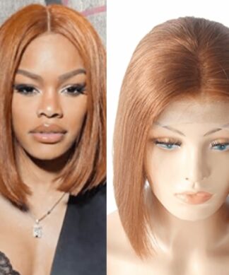 Light brown bob wig-straight 1