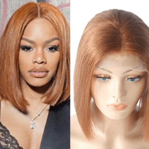 Light brown bob wig-straight 1