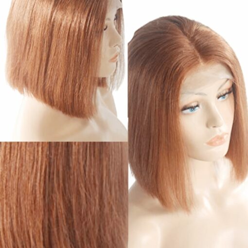 Light brown bob wig-straight 3