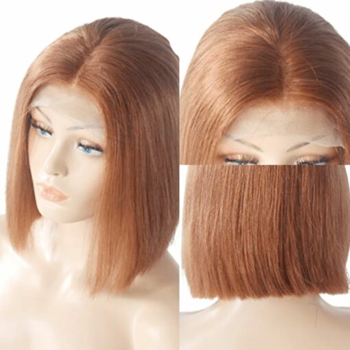 Light brown bob wig-straight 4