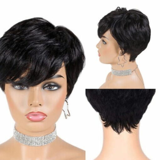 Luna wig-black short3