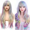 Multi colored wig longstraight1