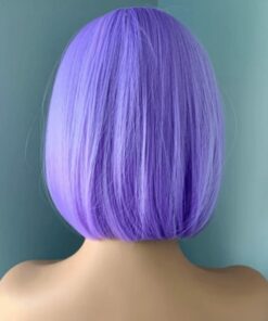 Purple Bob Hair wig Straight 2