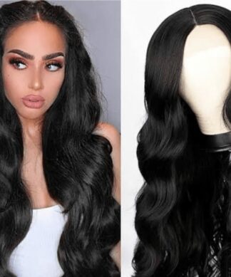 black divine Wigs-Long curly1