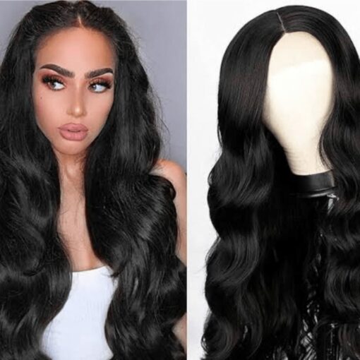 black divine Wigs-Long curly1