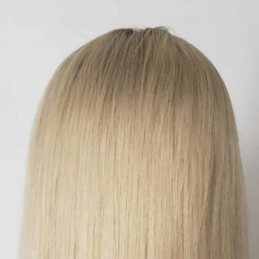 blonde quick weave bob-straight 2