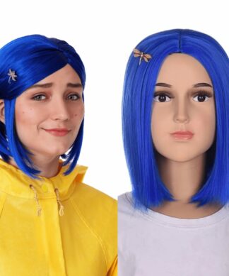 blue coraline wig-bob straight 1