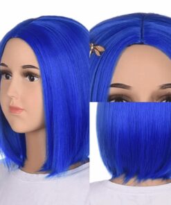 blue coraline wig bob straight 3