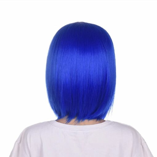 blue coraline wig bob straight 4