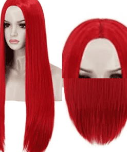 cheap red wig straight long3