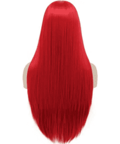 cheap red wig straight long4
