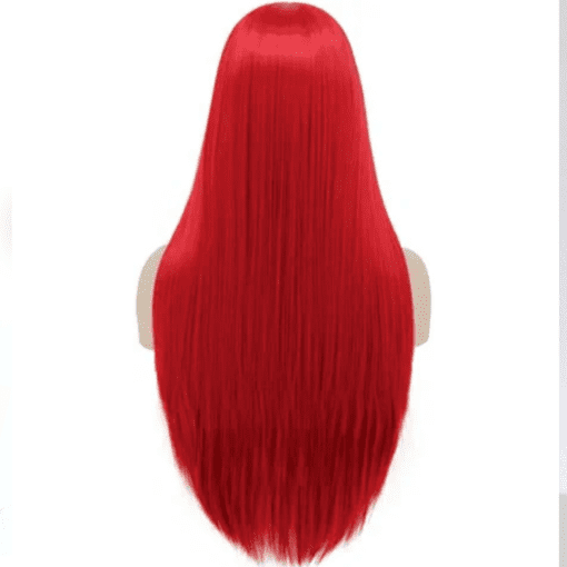 cheap red wig straight long4