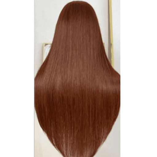 copper colored wig straight long4