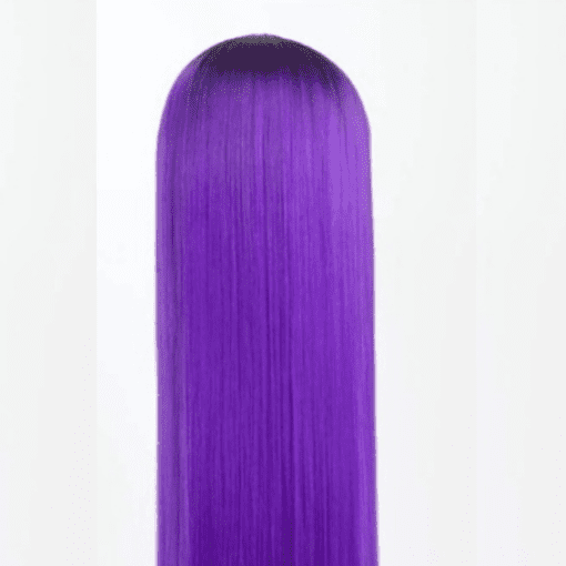 ombre purple lace front wig-straight long(4)