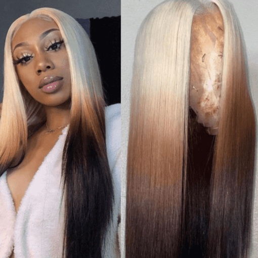 reverse ombre wig straight long1