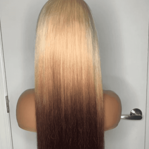 reverse ombre wig﻿﻿ straight long(4)