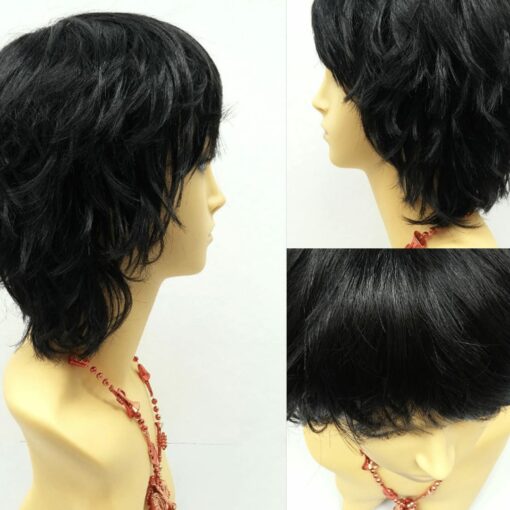 short black cosplay wig2