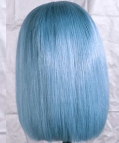 short light blue wig straight 4