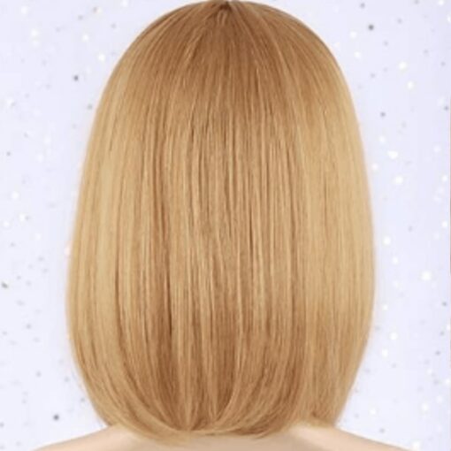 strawberry blonde bob wig-straight 2