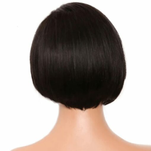 textured Blunt Bob-Wig-Black Straight4