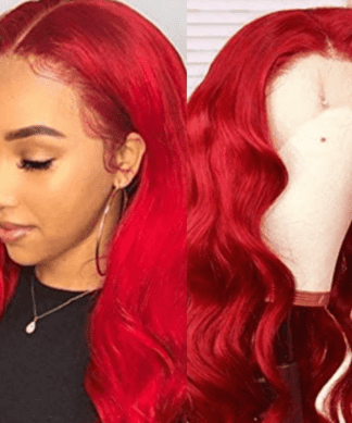 10 inch body wave red-wavy short(2)