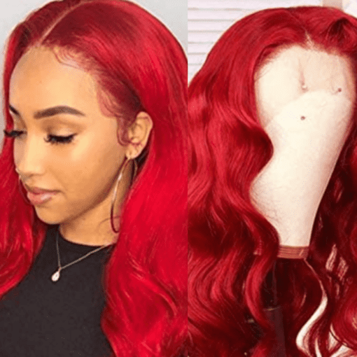 10 inch body wave red-wavy short(2)