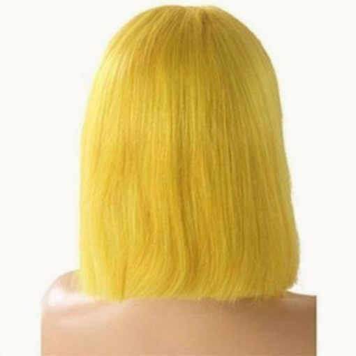 10 inches yellow Bob-straight4