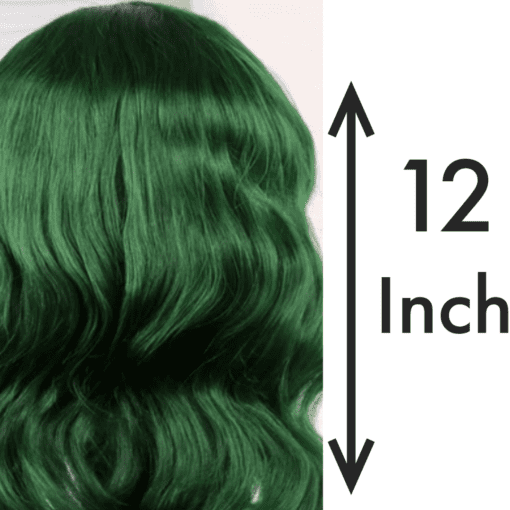 12 inch body wave green wavy medium4