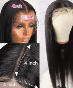 13x4 front lace vs4x4 straight long black3
