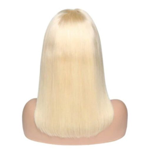 14 inch Bob wig -blonde straight4