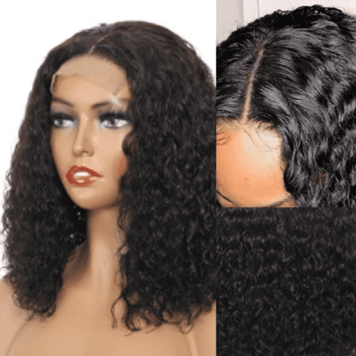14 inch curly wig - short black(2)