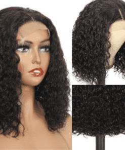 14 inch curly wig short black3