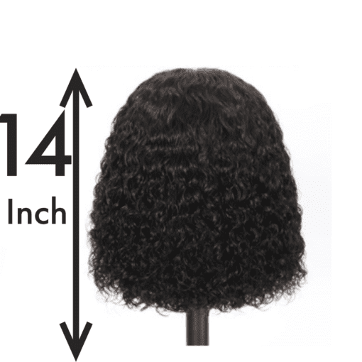 14 inch curly wig short black4
