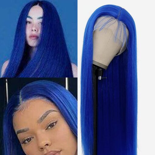150 density blue wig straight3
