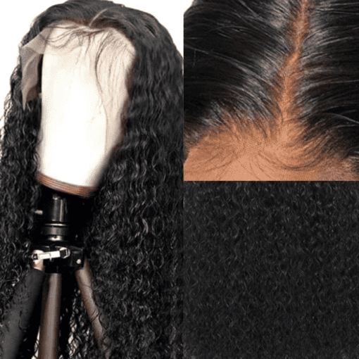 18 inch water wave wig curly medium black2