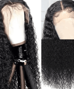 18 inch water wave wig curly medium black3