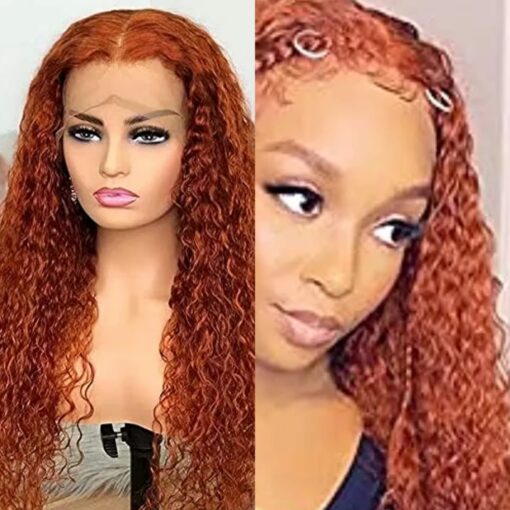 180 density orange wig-curly1