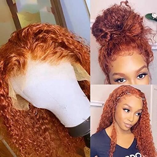 180 density orange wig-curly2