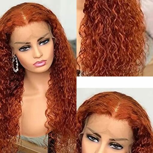 180 density orange wig-curly3