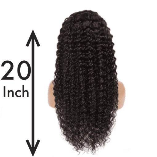 20 inch water wave wig-curly long black(2)