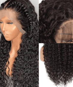 20 inch water wave wig curly long black3