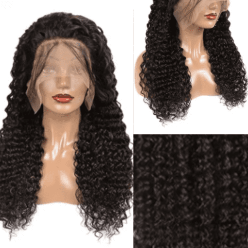20 inch water wave wig curly long black4