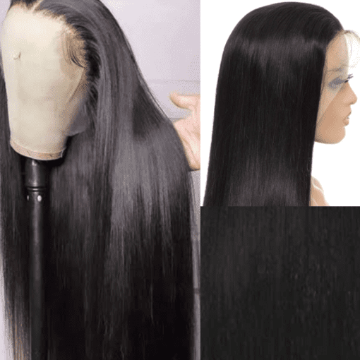22 inch wig -straight long black(3)