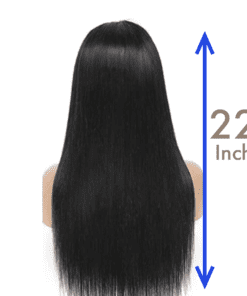 22 inch wig straight long black4